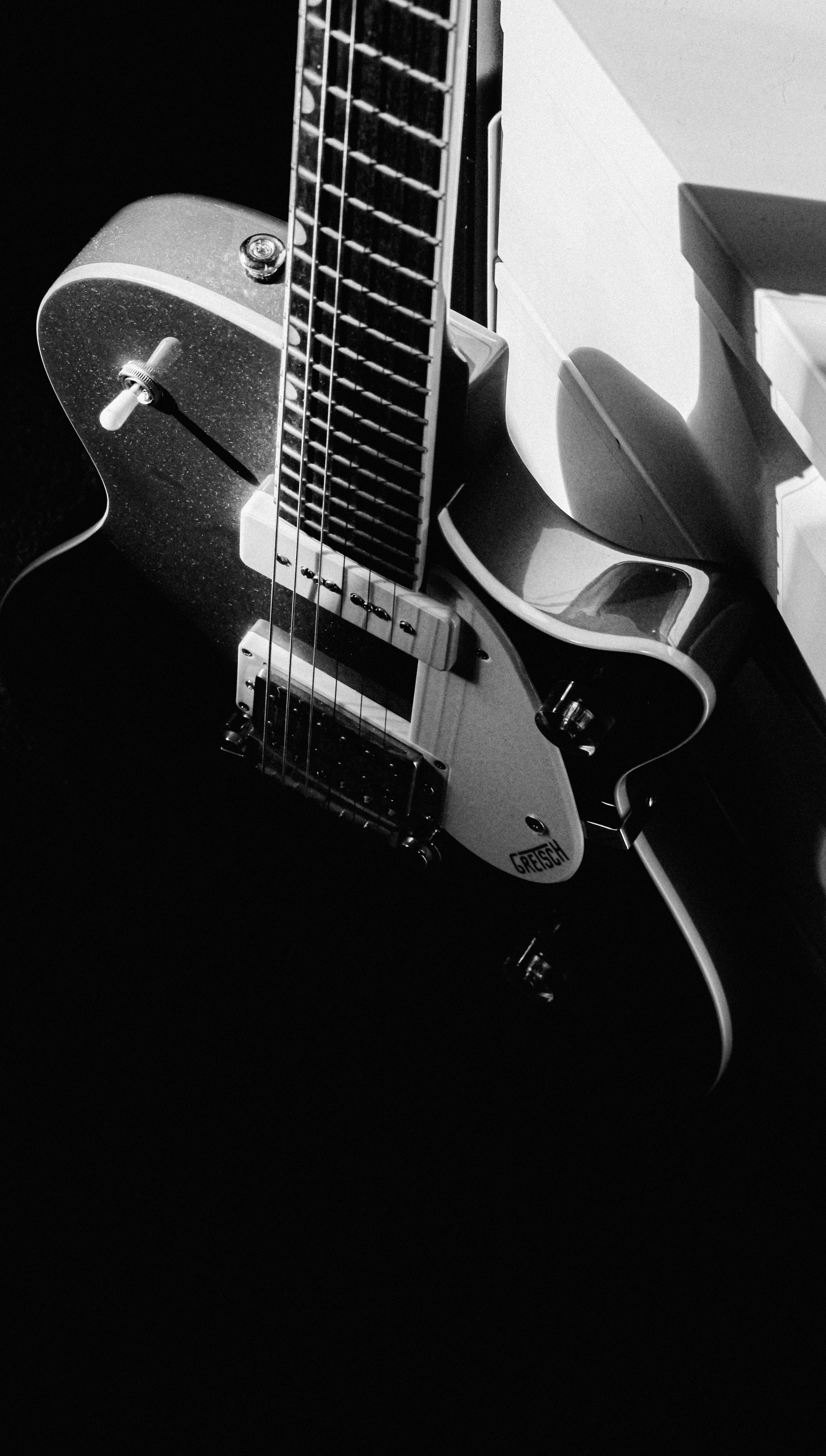 Electric guitar closeup